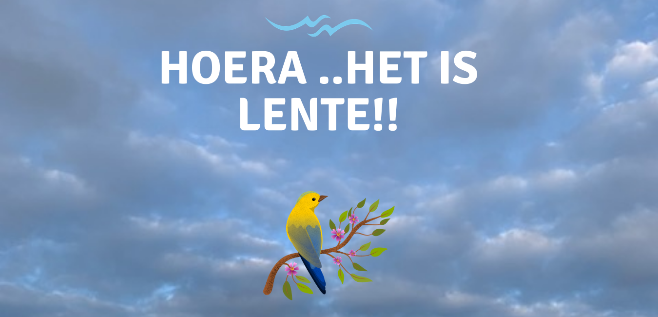 hoera ..het is lente!!